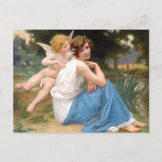 Postal Cupido y psique de Guillaum Seignac