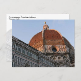 Postal Cúpula de Brunelleschi, Florencia, Italia -