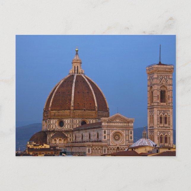 Postal Cúpula de la Catedral de Santa María del Fiore en  (Anverso)