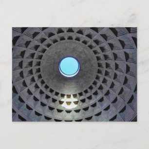 Postal Cúpula del Panteón en interiores - Roma, Italia