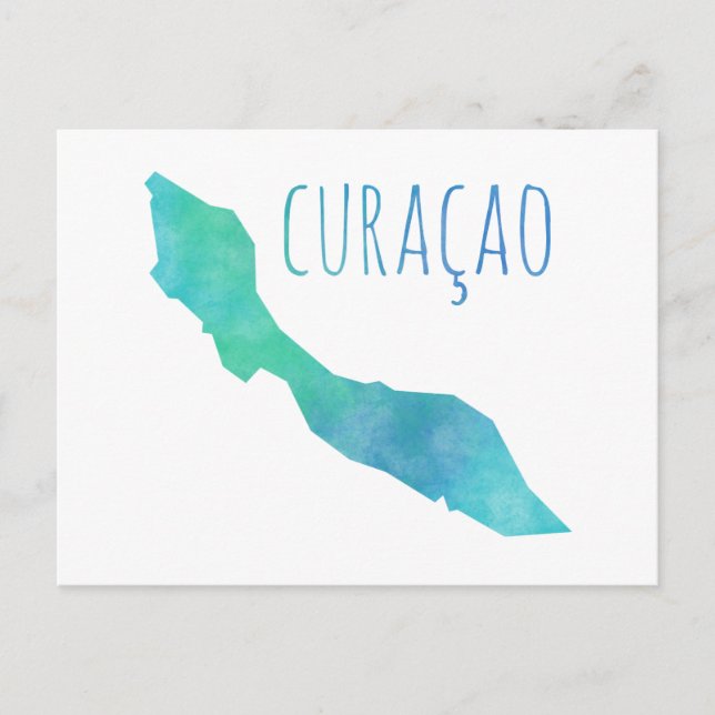 Postal Curacao (Anverso)
