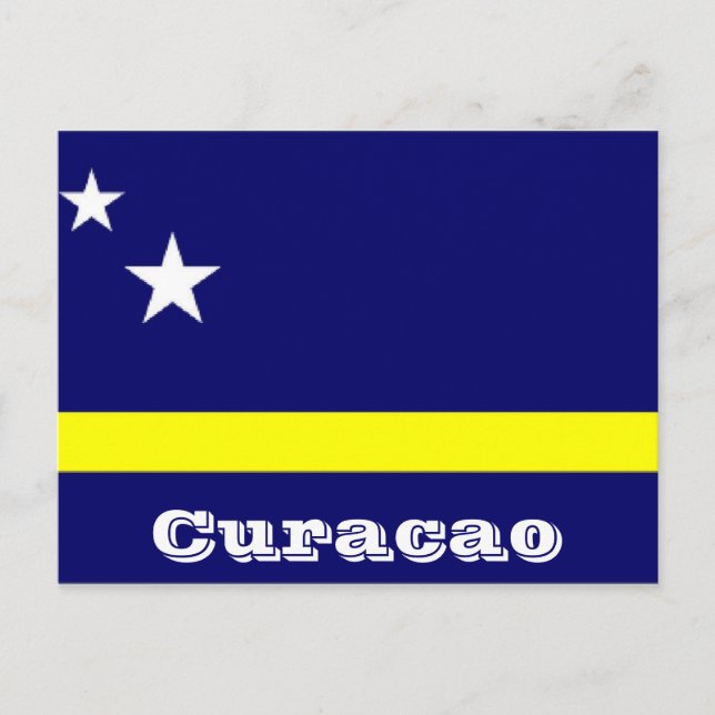 Postal Curacao flag (Anverso)