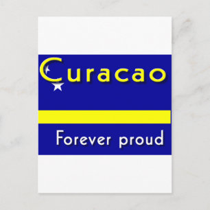 Postal Curacao para siempre orgulloso