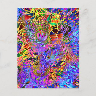 Postal Curando la tortuga del arte del sueño