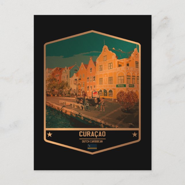 Postal Curazao (Anverso)