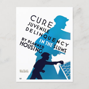 Postal Cure la delincuencia juvenil en los barrios pobres