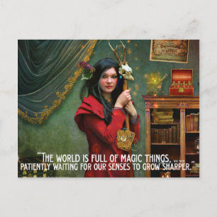 Postal curiosa del curador