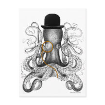 Curiosidad del Gorra Octopus Monocle Bowler