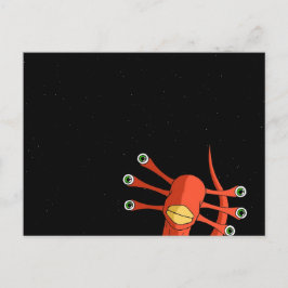 Postal "Curioso Alien"