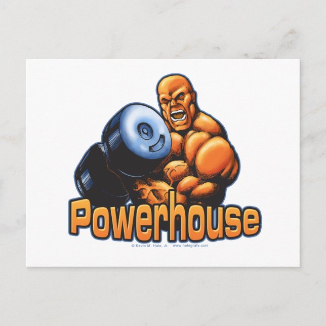 Postal Curl de Powerhouse (Anverso)