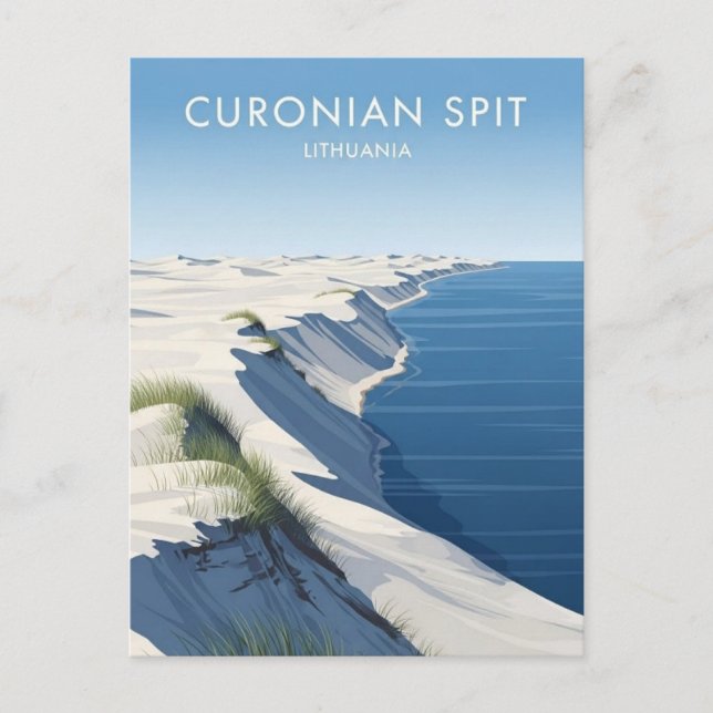Postal Curonian Spit Lithuania Travel (Anverso)