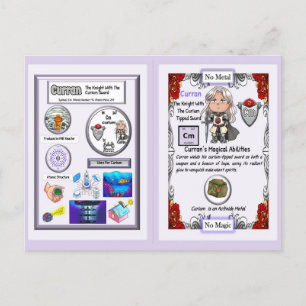 Postal Curran - Espada del Curio Knight