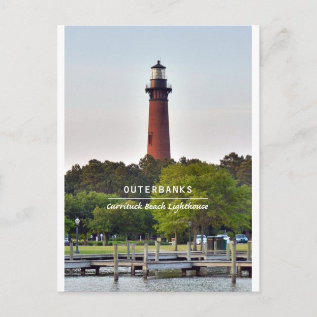 Postal Currituck Beach Light. (Anverso)