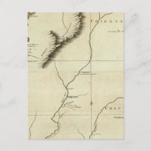 Postal Curso Del Río Mississipi