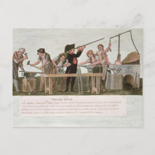 Postal Curso práctico para creadores de rifles, 1793