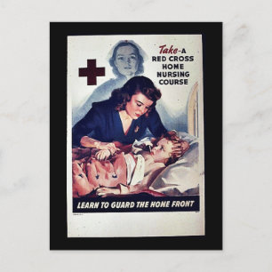 Postal Curso Take-A Red Gross Home Enfermería
