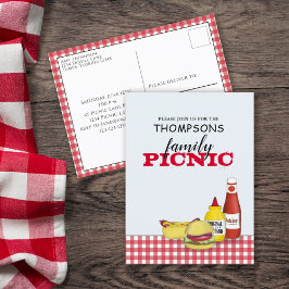Postal Curso verano picnic moda Cocina de moda caprichosa