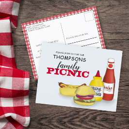Postal Curso verano picnic moda Cocina de moda caprichosa