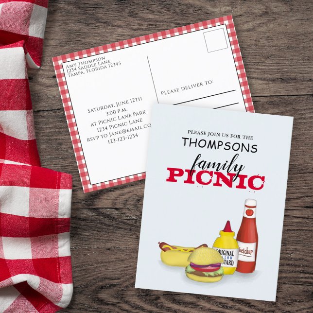Postal Curso verano picnic moda Cocina de moda caprichosa (Subido por el creador)