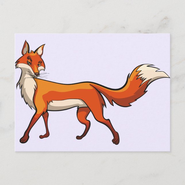 Postal Curte Fox (Anverso)