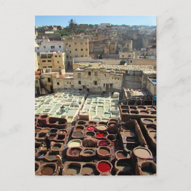 Postal curtiduría de cuero (Anverso)