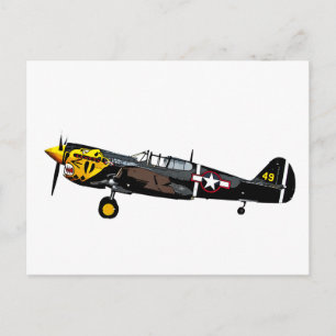 Postal Curtis P-40K Warhawk