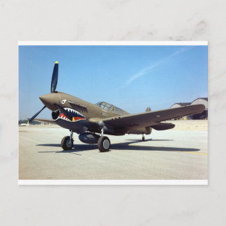 Postal curtiss P-40 tomahawk