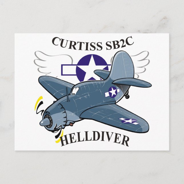 Postal curtiss sb2c helldiver (Anverso)