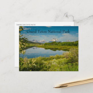 Postal Curva del Buey Parque Nacional Grand Teton