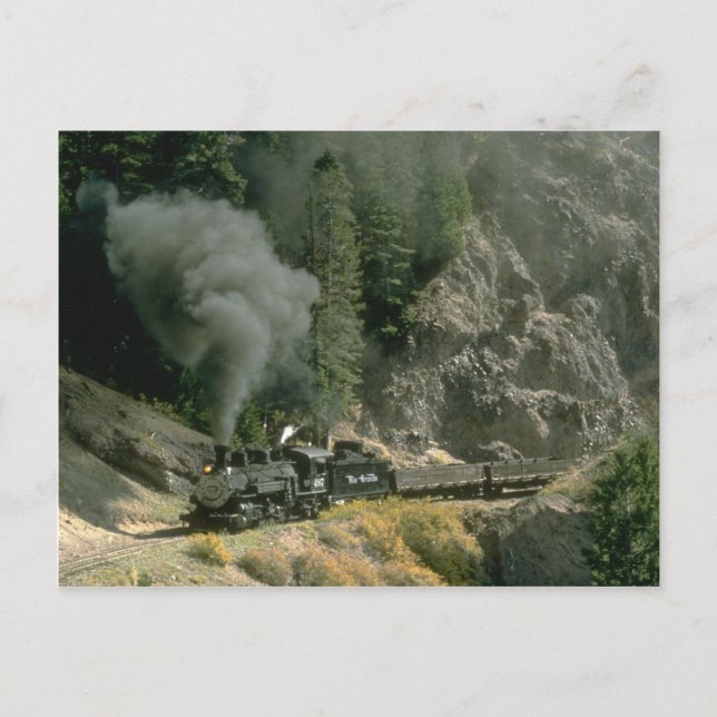 Postal Curva Phantom de las rondas Nº 497, C&TSRR (Anverso)