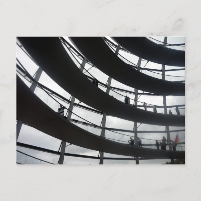 Postal curvas de cúpula de reichstag (Anverso)