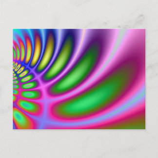 Postal Curvatura de colores