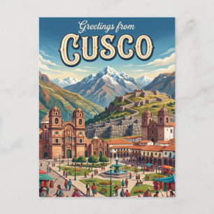 Postal Cusco Perú