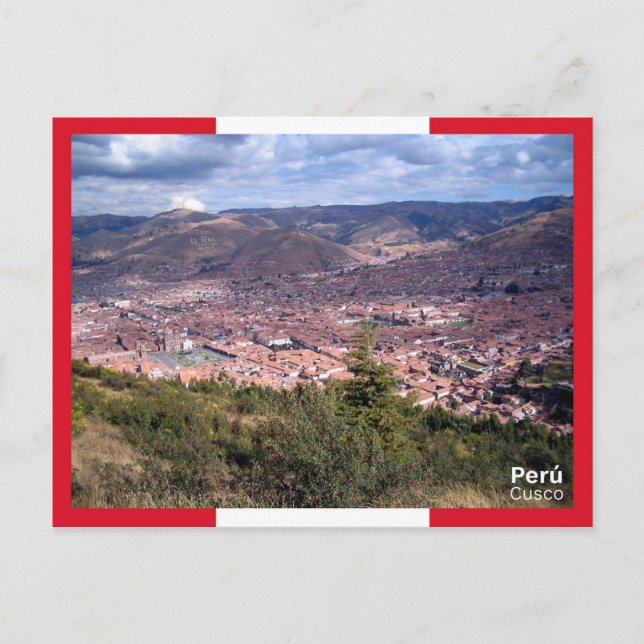 Postal Cusco - Perú (Anverso)