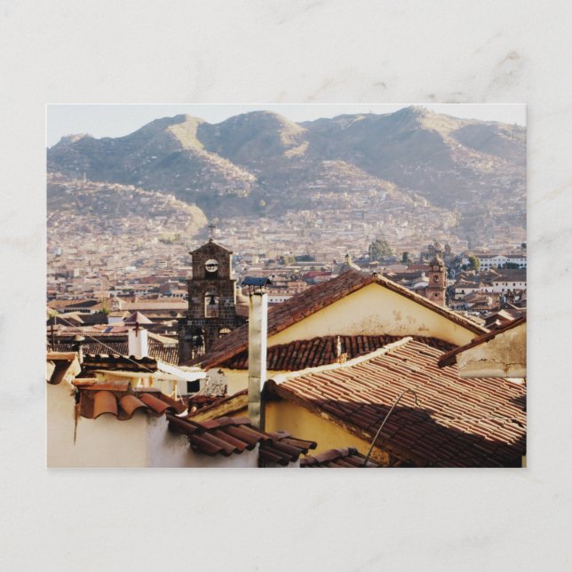 Postal Cusco Skyline en Postcard (Anverso)