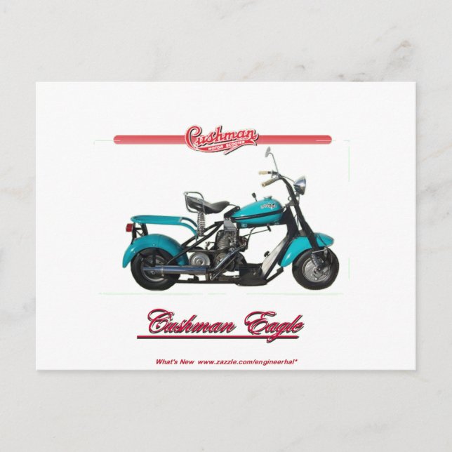 Postal Cushman Eagle (Anverso)