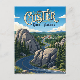 Postal Custer Dakota del Sur