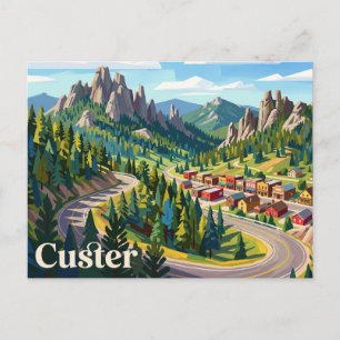 Postal Custer, Dakota del Sur, Estados Unidos
