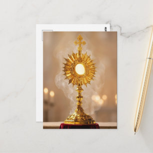 Postal Custodia del domingo de Corpus Christi Eucaristía