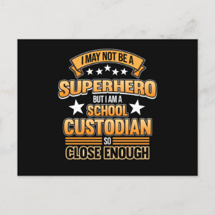 Postal Custodio escolar Hero Caretaker Janitor Appreciati