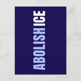 Postal Custom Anti Abolish ICE Political Postcard