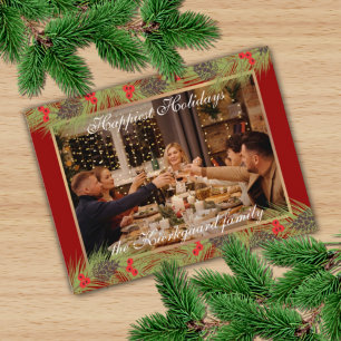 Postal Custom Happiest Holidays Holiday Season
