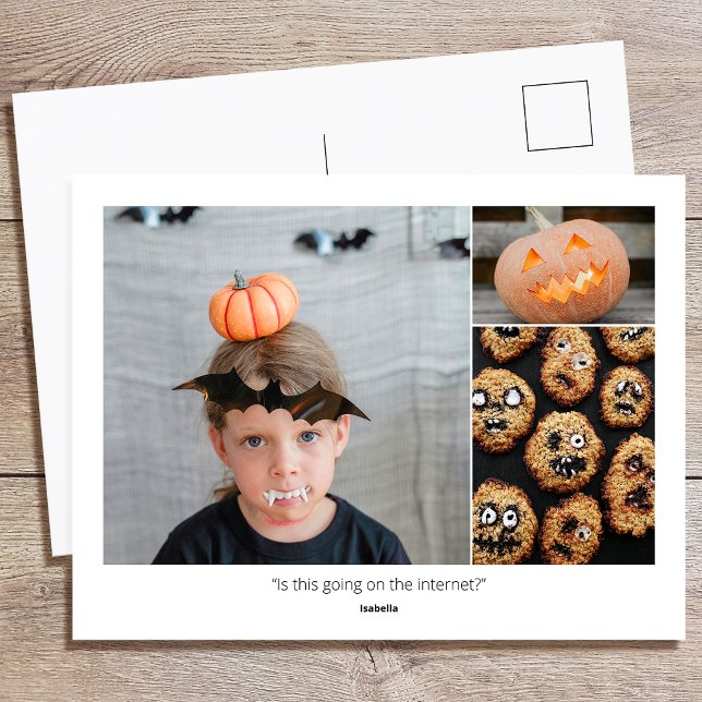 Postal  Custom Photo Family Quotes & Funny Sayings (Subido por el creador)