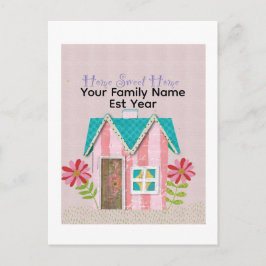 Postal Custom The Signature Whimsy (Pink & Teal) Postcard