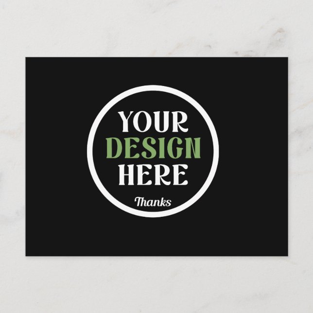 Postal custom, unique, sleek & minimalist hershey®'s kiss (Anverso)