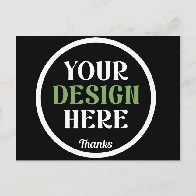 Postal custom, unique, sleek & minimalist hershey®'s kiss (Anverso)