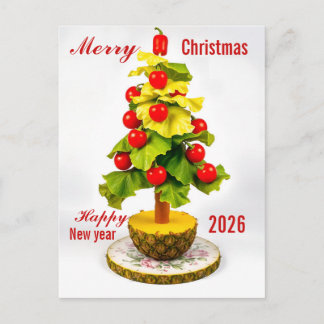 Postal Custom Vegetables Christmas Tree, Lettuce Leaves 