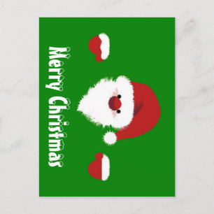 Postal Cute alegre navidad personalizado