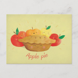 Postal Cute Apple Pie