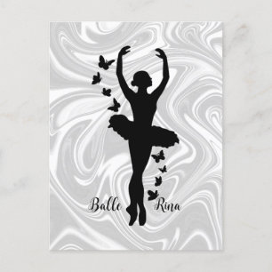 Postal Cute Ballerina